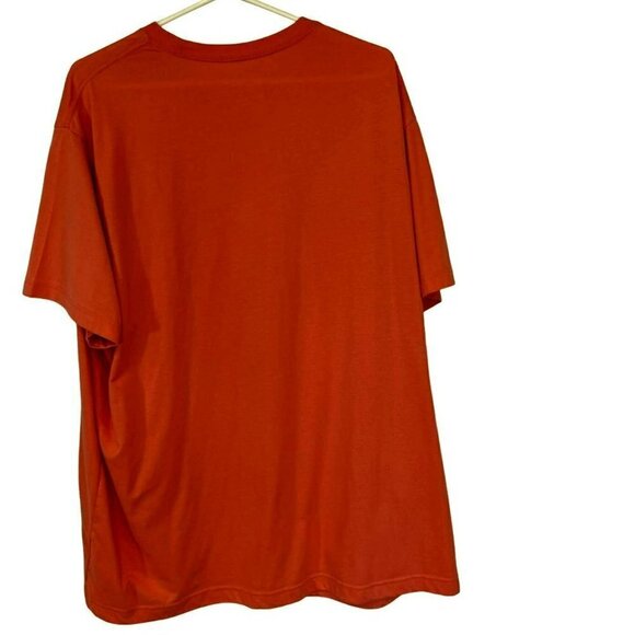 George Men's Short Sleeve Crew Neck Pullover Tee Size 3XL in Coral Orange - Picture 2 of 9